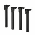 4er-Set klappbare Metalltischbeine mit Bodenschonern, 50 cm - Ideal für Tische und Sofas