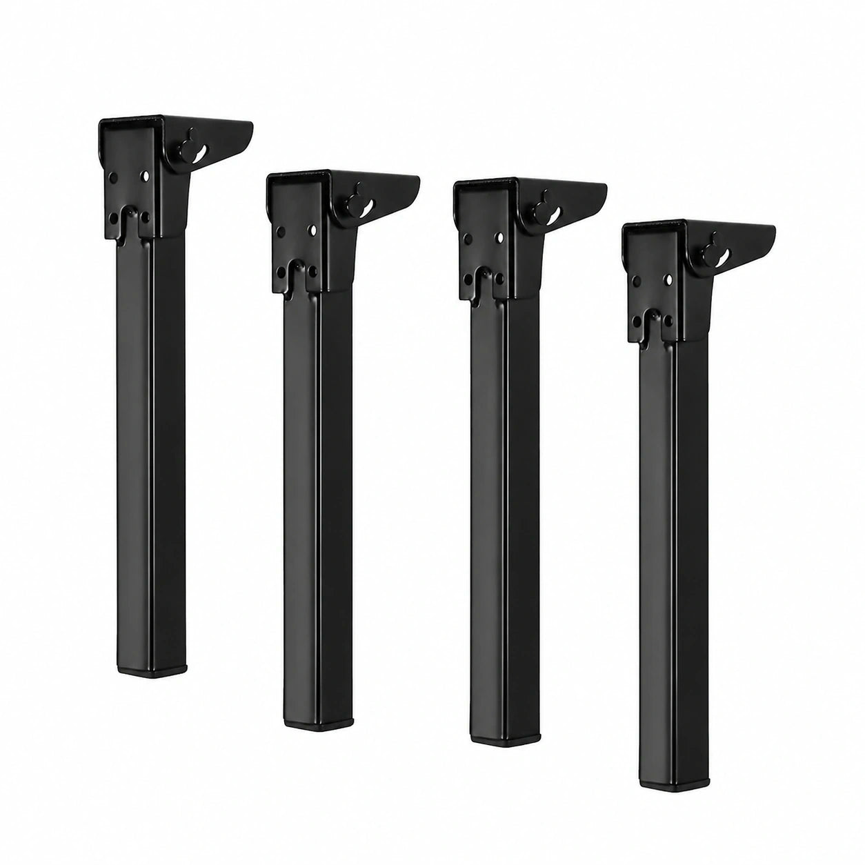 4er-Set klappbare Metalltischbeine mit Bodenschonern, 50 cm - Ideal für Tische und Sofas