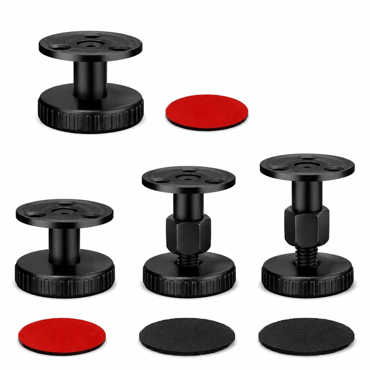 4er Set Bettgestell-Stabilisatoren, verdickte Anti-Wackel Abstandshalter, Wand-Schutzelemente für Betten, Schränke und Sofas