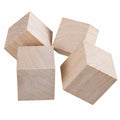 4er-Set Möbelerhöher 8x8 cm Holz, Bockfarbe, Möbel- und Betterhöher, 3 cm