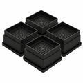 4er Set Stapelbare Möbelerhöhungen, Verstellbar in 2.5cm, 5cm, 7.5cm, Robust für Betten und Tische