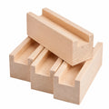 4er-Set Möbel-Erhöher aus Holz, Betten- und Tischriser, bis zu 5 cm Hebehöhe