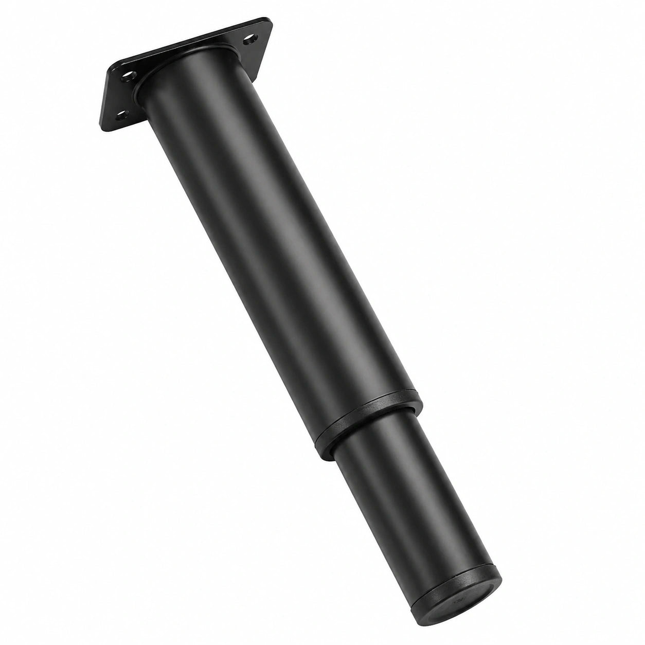 Höhenverstellbare Möbelfüße im 4er-Set, Metall Schwarz, 18-32 cm, Ideal für Sofa, Bett und Schrank