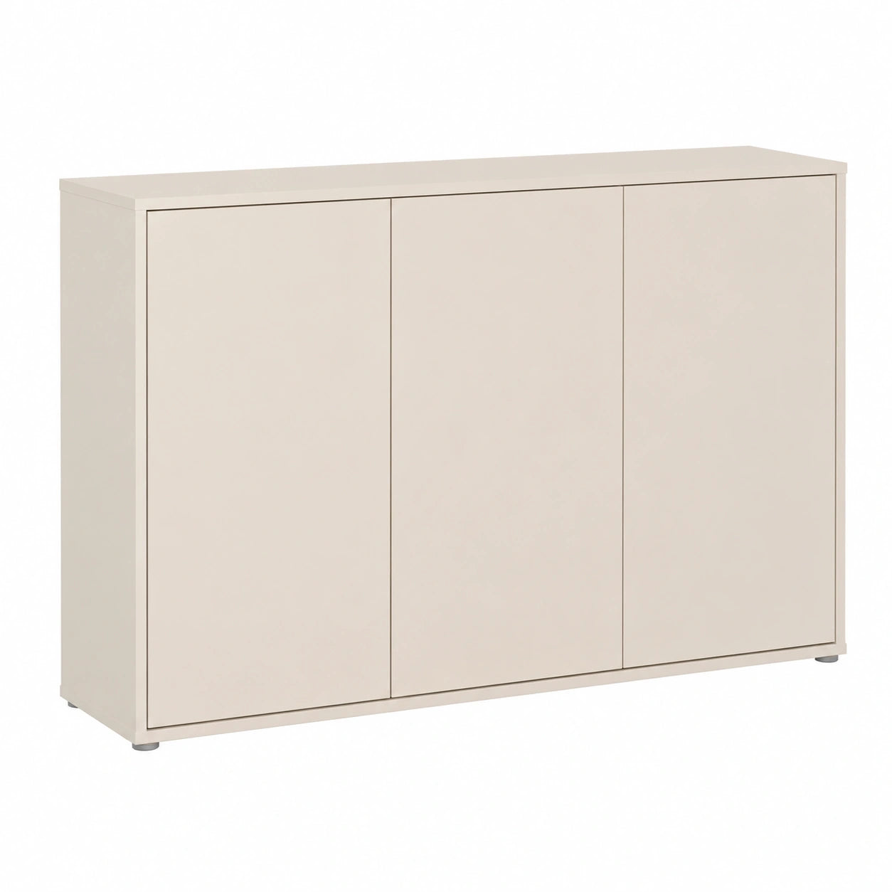 Großes Sideboard Alice Springs in Kaschmir Beige, 3 Türen, 154x99x35 cm, für Flur & Wohnräume